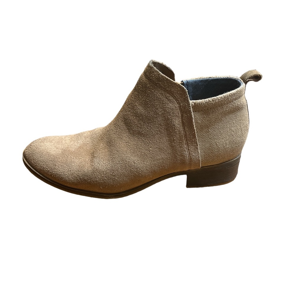 Toms Brown Suede Booties ~ 8 1/2W